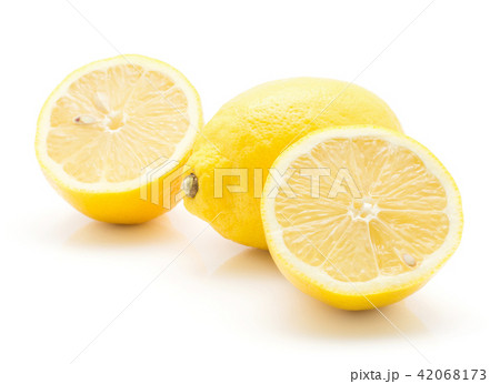 Fresh lemon isolated on white Fresh lemon isolated on white 42068173