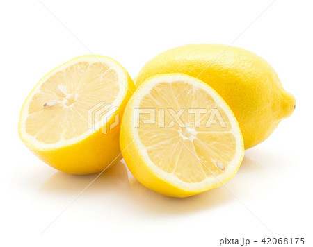 Fresh lemon isolated on white Fresh lemon isolated on white 42068175