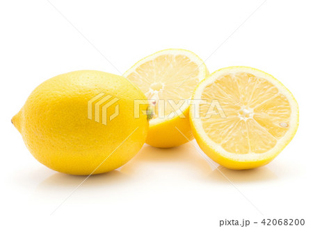 Fresh lemon isolated on white Fresh lemon isolated on white 42068200