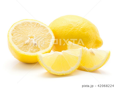 Fresh lemon isolated on white Fresh lemon isolated on white 42068224