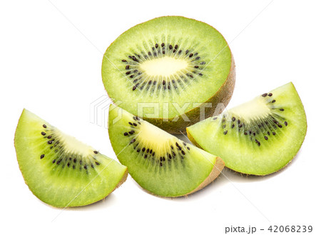 Fresh kiwi isolated on white Fresh kiwi isolated on white 42068239