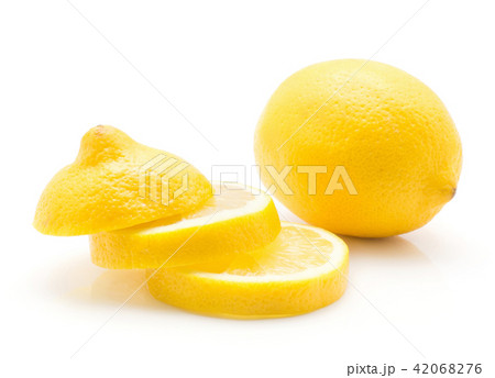Fresh lemon isolated on white Fresh lemon isolated on white 42068276