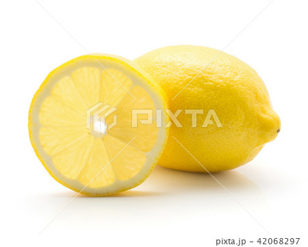 Fresh lemon isolated on white Fresh lemon isolated on white 42068297