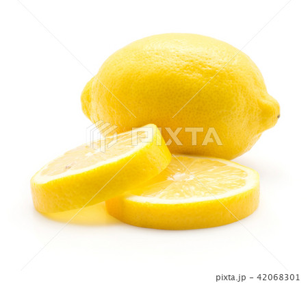 Fresh lemon isolated on white Fresh lemon isolated on white 42068301
