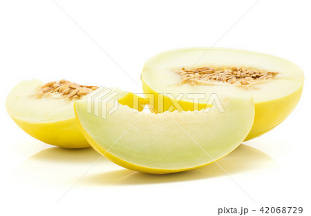 Melon Honeydew isolated on white 42068729