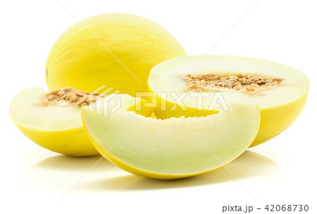 Melon Honeydew isolated on white 42068730
