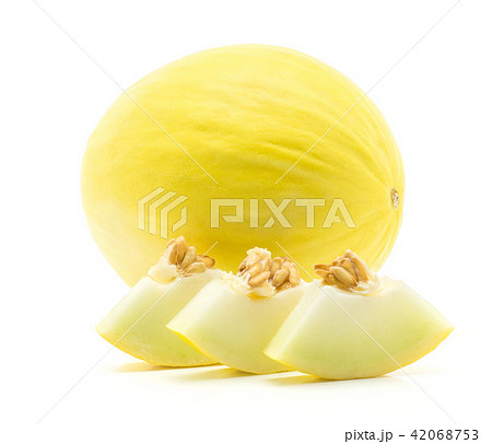 Melon Honeydew isolated on white 42068753