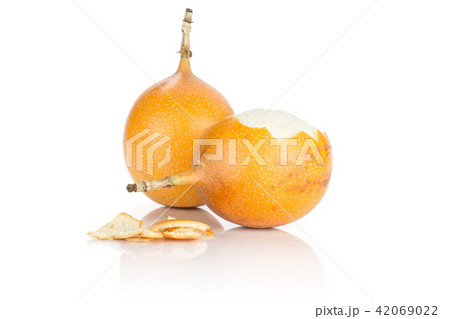 Fresh raw Grenadilla isolated on white 42069022
