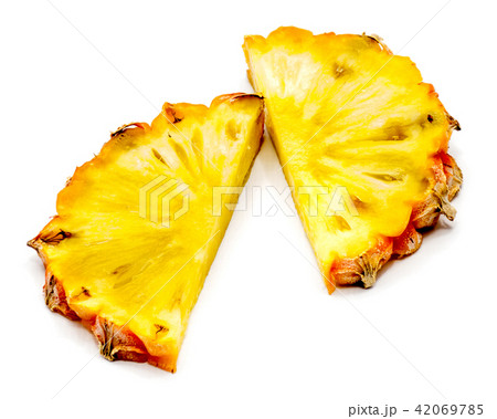 Fresh pineapple isolated on white Fresh pineapple isolated on white 42069785