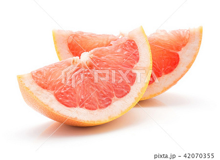 Red grapefruit isolated on white Red grapefruit isolated on white 42070355
