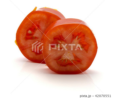 Fresh san marzano tomato isolated on white Fresh san marzano tomato isolated on white 42070551