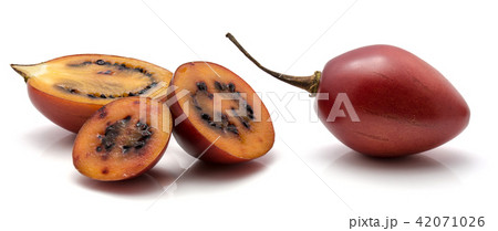 Fresh raw tamarillo isolated on white 42071026