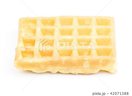 Fresh Waffle isolated on white Fresh Waffle isolated on white 42071388