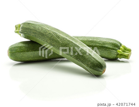 Fresh Zucchini isolated on white 42071744