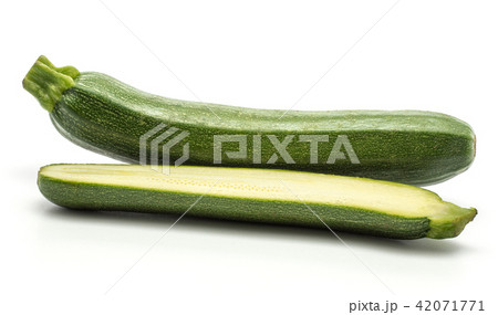 Fresh Zucchini isolated on white Fresh Zucchini isolated on white 42071771