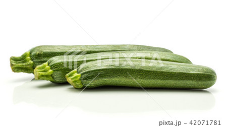 Fresh Zucchini isolated on white 42071781