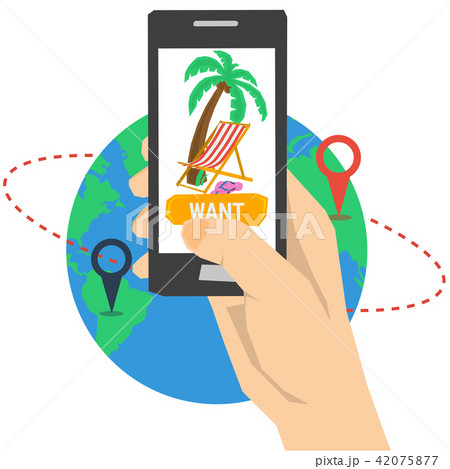 Vacation planning with smart phone 42075877