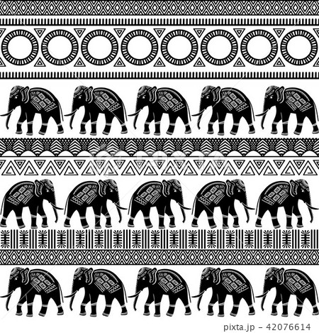 Tribal ethnic seamless pattern. 42076614