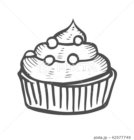 Dessert And Sweet Isolatedのイラスト素材 42077749 Pixta