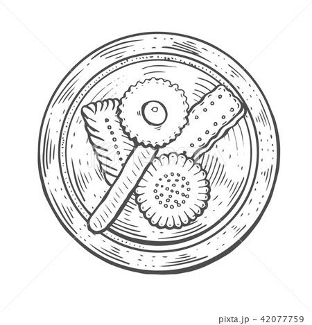 Oriental sweets vector 42077759