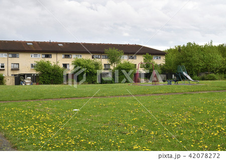 イギリスのニュータウン：ミルトン・キーンズの街並み 42078272