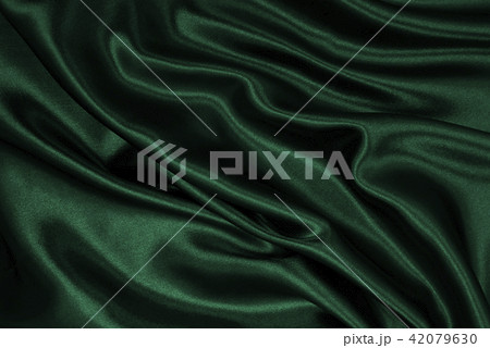 Smooth elegant green silk or satin luxury cloth Smooth elegant green silk or satin luxury cloth 42079630