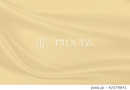 Smooth elegant golden silk or satin luxury cloth Smooth elegant golden silk or satin luxury cloth 42079641