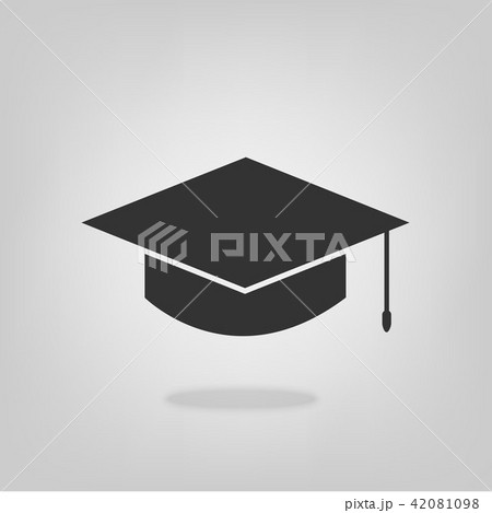 Graduation hat flat vector icon education symbol 42081098