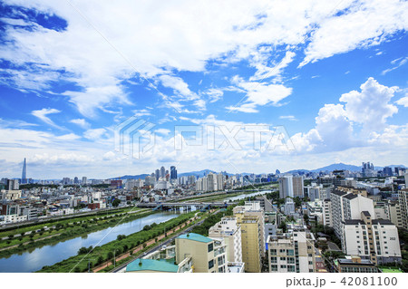 青空 風景 ソウル 42081100