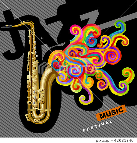 Jazz music festival poster - Stock Illustration [42081346] - PIXTA