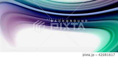 Rainbow fluid colors abstract background twisted liquid design, colorful marble or plastic wavy Rainbow fluid colors abstract background twisted liquid design, colorful marble or plastic wavy 42081617