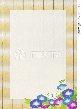 すだれ　朝顔　夏の香り 42083049