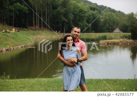 Couple have fun, smile and dancing 42083177