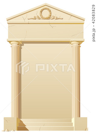 Signboard in antique architectural building style Signboard in antique architectural building style 42083829