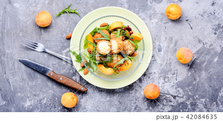 Summer salad with apricot Summer salad with apricot 42084635