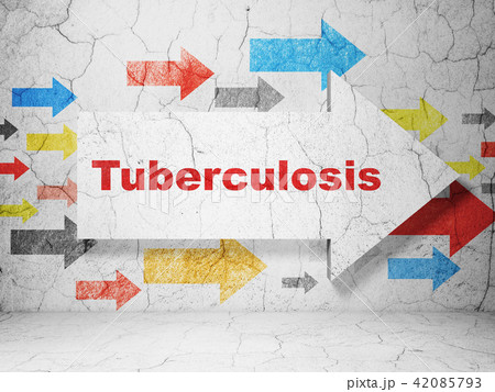 Health concept: arrow with Tuberculosis on grunge wall background Health concept: arrow with Tuberculosis on grunge wall background 42085793