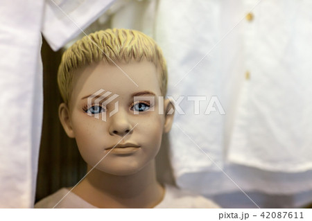 Boy mannequin in store Boy mannequin in store 42087611