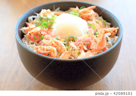 おいしい海鮮丼 しらす ネギトロ 桜エビ おいしい海鮮丼 しらす ネギトロ 桜エビ 42089101