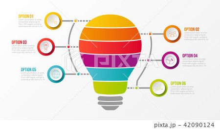 Concept of business idea infographic. Vector. 42090124
