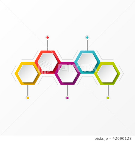 Empty timeline - concept of infographics. Vector. 42090128
