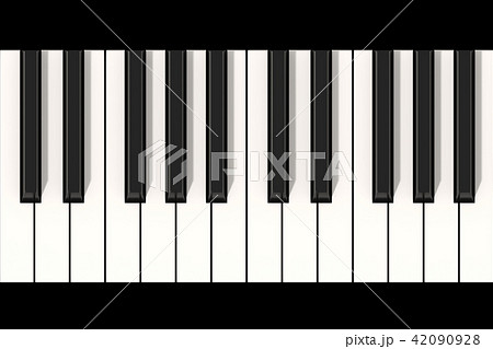 ピアノの鍵盤 音楽のイラスト素材 42090928 Pixta