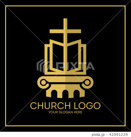 Church logo. Christian symbols Church logo. Christian symbols 42091229