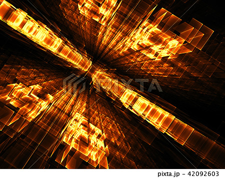 Perspective background - abstract digitally generated image 42092603