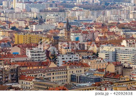 Grenoble. Aerial view of the city. Grenoble. Aerial view of the city. 42092638
