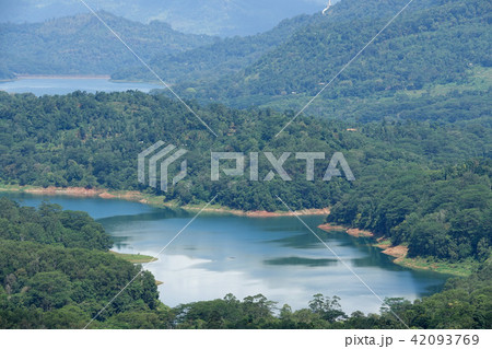 View of Kotmale Reservoir in the central Sri Lanka 42093769