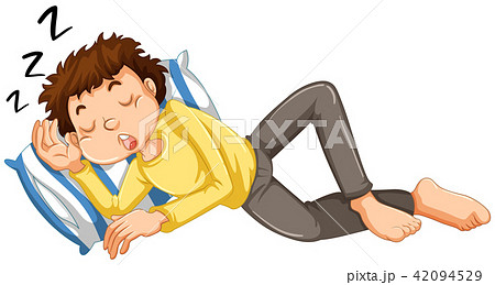 Boy taking a nap 42094529