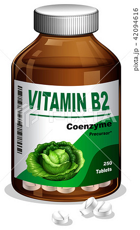 A Bottle of Vitamin B2 42094616