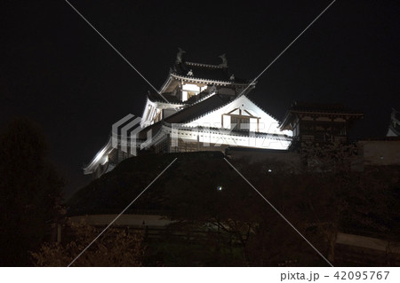 福知山城 夜の復元天守 福知山城 夜の復元天守 42095767