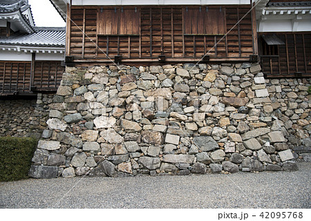 福知山城　天守台石垣の転用石 42095768