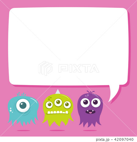 Cute Simple Patterned Owls, Night Speech Bubble Cute Simple Patterned Owls, Night Speech Bubble 42097040